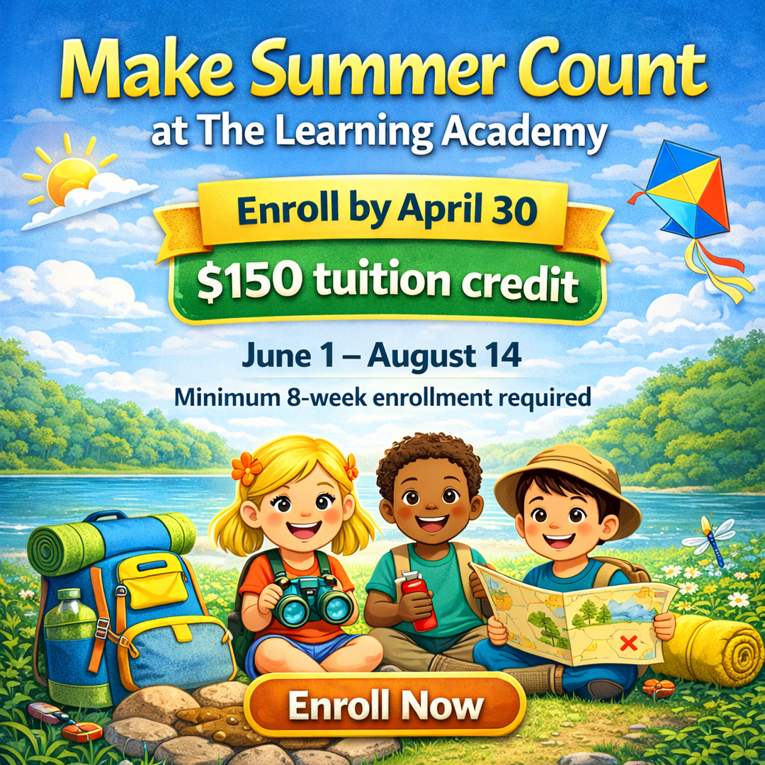 Make Summer Count at The Learning Academy summer camp 2026 promotion